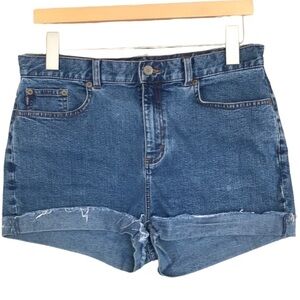 Lauren Jeans Co Ralph Lauren Petite Denim Cut Off Jean‎ Shorts